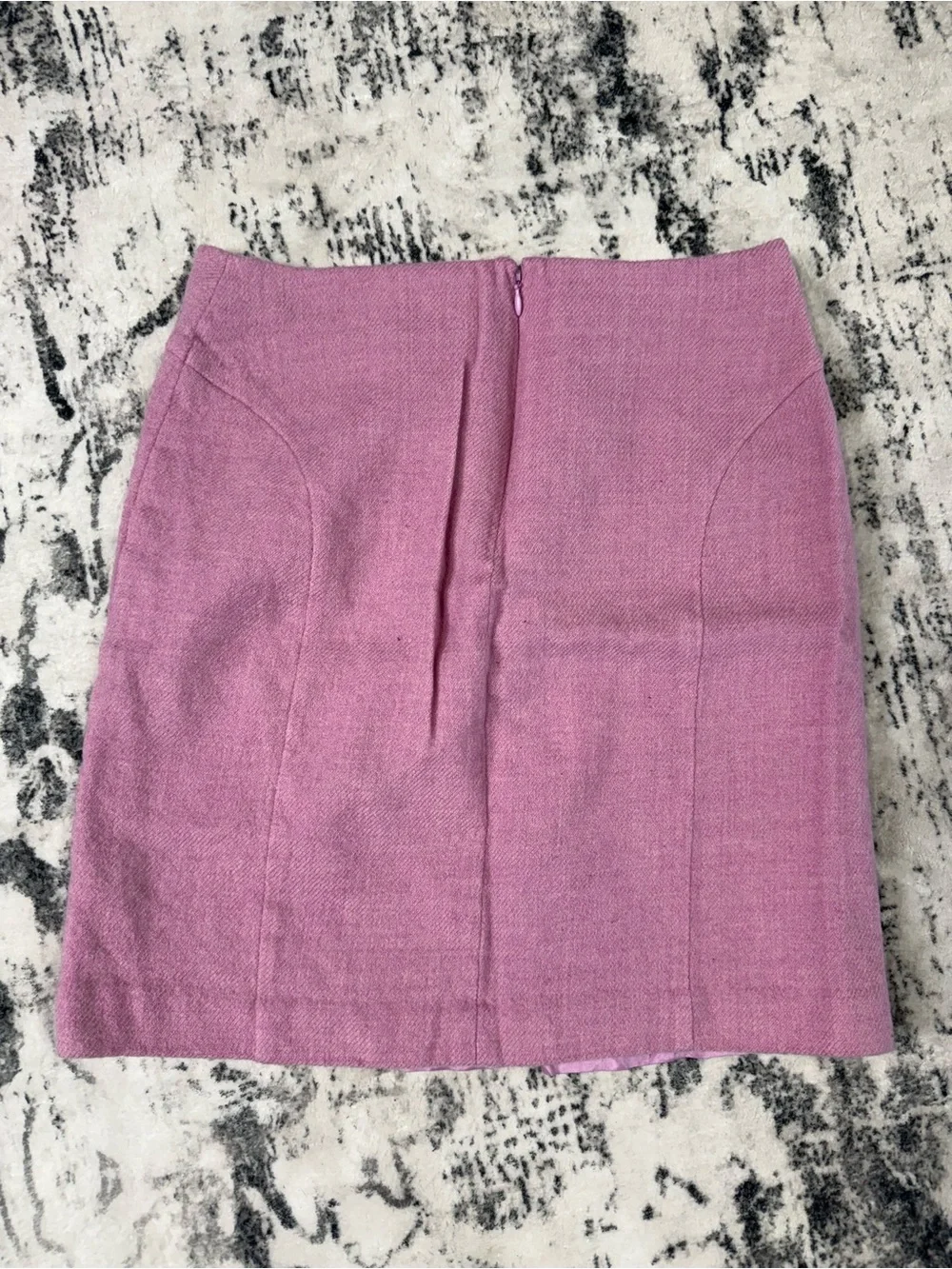 LOFT Pink Tweed Mini Skirt